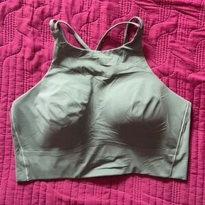 lululemon athletica High-Neck Sports Bra in Sage